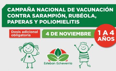 CAMPAÑA NACIONAL DE VACUNACIÓN CONTRA SARAMPIÓN, RUBÉOLA, PAPERAS Y POLIOMIELITIS EN CAMPO AMAT