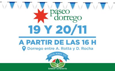 EL PRÓXIMO FIN DE SEMANA VUELVE PASEO DORREGO A MONTE GRANDE
