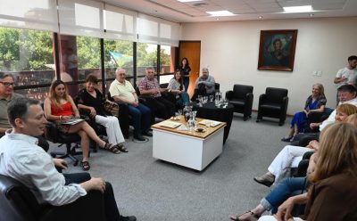 FERNANDO GRAY COMPARTIÓ UN DESAYUNO CON INTEGRANTES DEL CONSEJO DIRECTIVO DE LA ASOCIACIÓN CULTURAL SANMARTINIANA