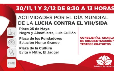 JORNADAS POR EL DÍA MUNDIAL DE LUCHA CONTRA EL SIDA
