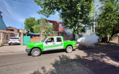 EL MUNICIPIO REALIZÓ TRABAJOS DE FUMIGACIÓN EN MONTE GRANDE SUR