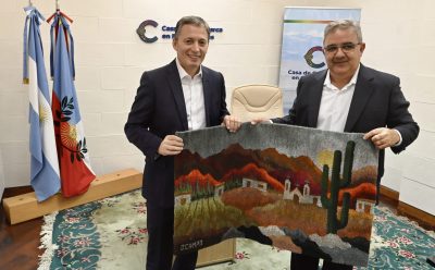 FERNANDO GRAY Y EL GOBERNADOR DE CATAMARCA, RAÚL JALIL, MATUVIERON UNA REUNIÓN DE TRABAJO