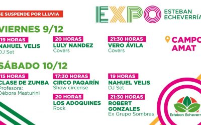 CON DIVERSAS ACTIVIDADES, EXPO ESTEBAN ECHEVERRÍA EN CAMPO AMAT