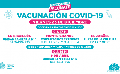 CONTINÚA LA VACUNACIÓN CONTRA EL COVID-19