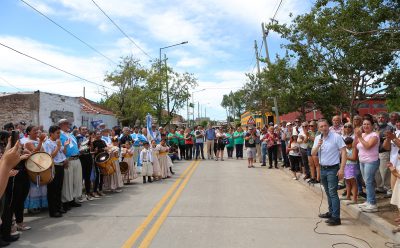 FERNANDO GRAY INAUGURÓ LA OBRA DE REPAVIMENTACIÓN DE LA AVENIDA 9 DE JULIO
