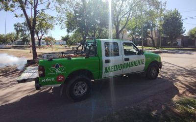 FUMIGACIÓN EN MONTE GRANDE SUR