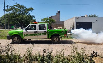 FUMIGACIÓN EN MONTE GRANDE SUR