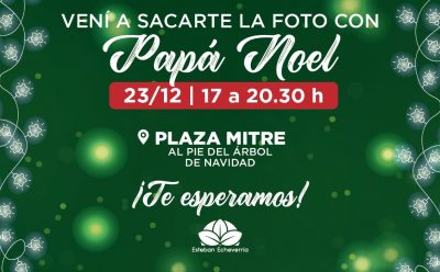 PAPÁ NOEL Y SUS DUENDES VISITARON ESTEBAN ECHEVERRÍA