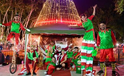 <strong>CIENTOS DE CHICAS Y CHICOS DISFRUTARON DE LA VISITA DE PAPÁ NOEL</strong>