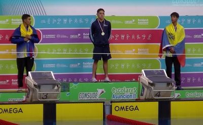<strong>NOTABLE ACTUACIÓN DE LEONEL SILVA EN LOS JUEGOS SUDAMERICANOS ESCOLARES DE NATACIÓN</strong>