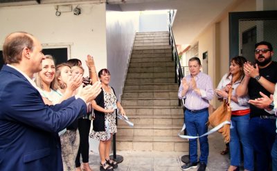 FERNANDO GRAY INAUGURÓ AULAS EN LA ESCUELA SECUNDARIA N° 30 DE ESTEBAN ECHEVERRÍA