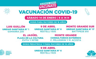 <strong>NUEVA JORNADA DE VACUNACIÓN CONTRA EL COVID-19</strong>
