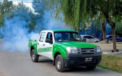 FUMIGACIÓN EN 9 DE ABRIL Y MONTE GRANDE SUR