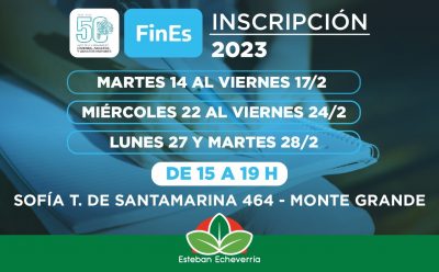 PLAN FINES EN ESTEBAN ECHEVERRÍA