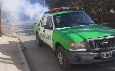 TAREAS DE FUMIGACIÓN EN MONTE GRANDE SUR