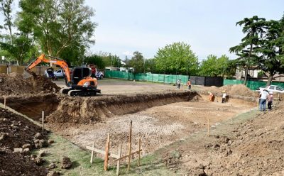 COMENZÓ LA CONSTRUCCIÓN DEL NATATORIO MUNICIPAL