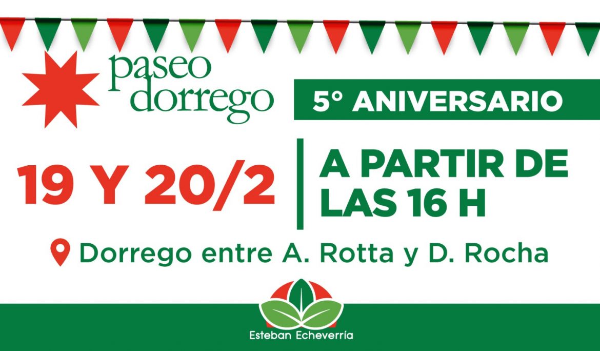 PASEO DORREGO CELEBRA SU QUINTO ANIVERSARIO