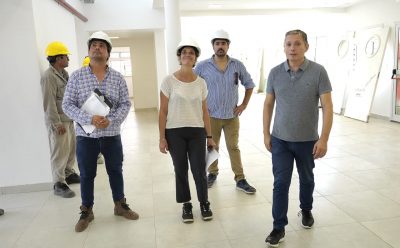 FERNANDO GRAY RECORRIÓ LAS OBRAS EN LA UNIDAD SANITARIA N° 4 DE MONTE GRANDE SUR