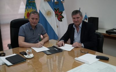 FERNANDO GRAY FIRMÓ UN NUEVO CONVENIO CON AUTORIDADES DEL PRO.DE.CO