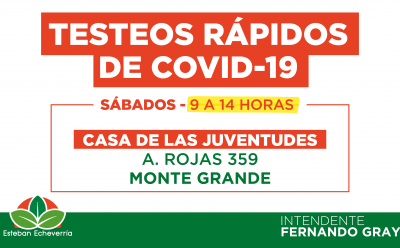 TESTEOS DE COVID-19 EN ESTEBAN ECHEVERRÍA