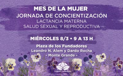 EL MUNICIPIO REALIZARÁ UNA JORNADA DE CONCIENTIZACIÓN SOBRE LACTANCIA MATERNA Y SALUD SEXUAL Y REPRODUCTIVA