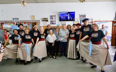 FERNANDO GRAY ACOMPAÑÓ LOS FESTEJOS POR EL 40° ANIVERSARIO DEL CENTRO DE JUBILADOS Y PENSIONADOS DE LUIS GUILLÓN