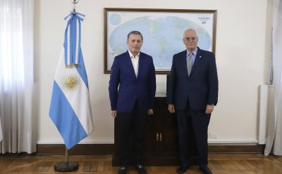 FERNANDO GRAY SE REUNIÓ CON EL MINISTRO DE DEFENSA DE LA NACIÓN, JORGE TAIANA
