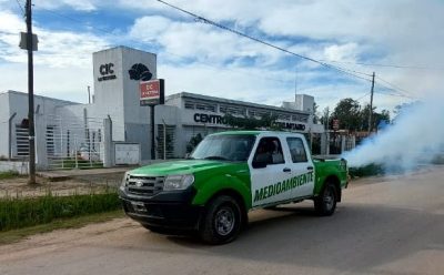 FUMIGACIÓN EN 9 DE ABRIL Y MONTE GRANDE SUR