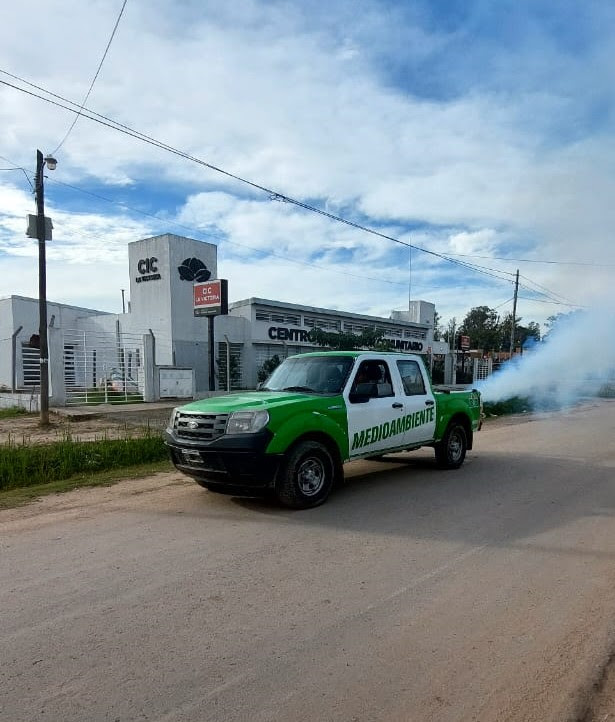 FUMIGACIÓN EN 9 DE ABRIL Y MONTE GRANDE SUR