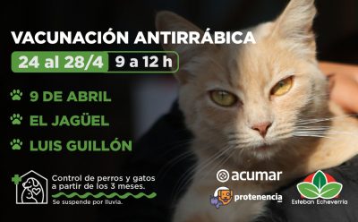 OPERATIVOS DE VACUNACIÓN ANTIRRÁBICA PARA PERROS Y GATOS
