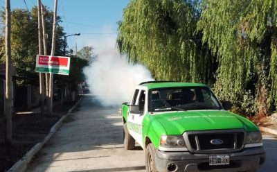 FUMIGACIÓN EN MONTE GRANDE Y EL JAGÜEL