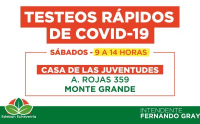 TESTEOS DE COVID-19 EN ESTEBAN ECHEVERRÍA