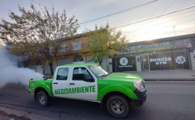 FUMIGACIÓN EN 9 DE ABRIL Y MONTE GRANDE SUR