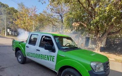 EL MUNICIPIO CONTINÚA CON LAS TAREAS DE FUMIGACIÓNEN EL DISTRITO