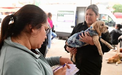 VACUNACIÓN ANTIRRÁBICA EN 9 DE ABRIL Y EL JAGÜEL