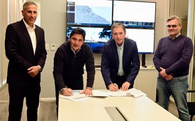 FERNANDO GRAY Y MARTÍN MARINUCCI FIRMARON UN CONVENIO PARA MEJORAR LA SEGURIDAD EN LAS ESTACIONES DE TREN Y SUS ALREDEDORES 