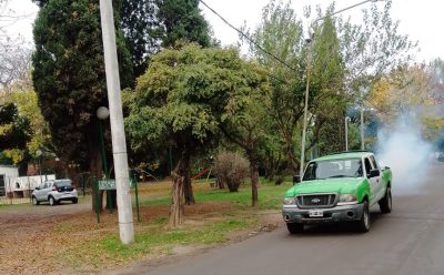 EL MUNICIPIO AVANZA CON LAS TAREAS DE FUMIGACIÓN EN EL DISTRITO