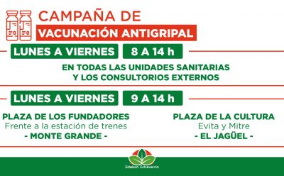 AVANZA LA CAMPAÑA DE VACUNACIÓN ANTIGRIPAL
