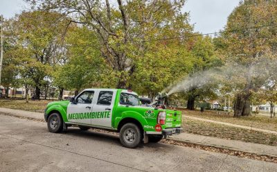 EL MUNICIPIO CONTINÚA CON LAS TAREAS DE FUMIGACIÓN EN EL DISTRITO