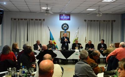 FERNANDO GRAY PARTICIPÓ DE LA CENA POR EL 43° ANIVERSARIO DEL ROTARY CLUB DE LUIS GUILLÓN
