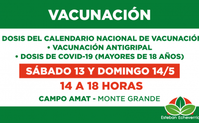 JORNADAS DE VACUNACIÓN EN CAMPO AMAT