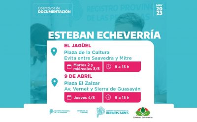 OPERATIVOS DE DOCUMENTACIÓN EN ESTEBAN ECHEVERRÍA