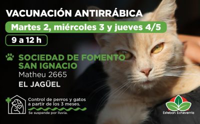 OPERATIVOS DE VACUNACIÓN ANTIRRÁBICA EN EL JAGÜEL