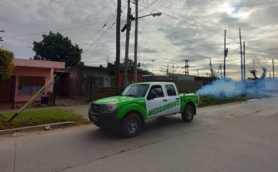 FUMIGACIÓN EN 9 DE ABRIL Y LUIS GUILLÓN