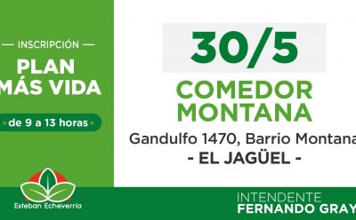 NUEVA JORNADA DE INSCRIPCIÓN AL PLAN MÁS VIDA EN EL JAGÜEL