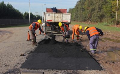 CONTINÚAN LAS TAREAS DE BACHEO EN CANNING