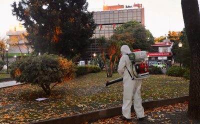 EL MUNICIPIO REALIZÓ TRABAJOS DE FUMIGACIÓN