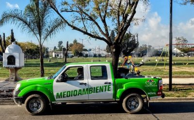 FUMIGACIÓN EN MONTE GRANDE Y LUIS GUILLÓN