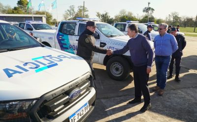 EL MUNICIPIO DE ESTEBAN ECHEVERRÍA RECIBIÓ 24 PATRULLEROS BLINDADOS 0 KM PARA REFORZAR LA SEGURIDAD EN EL DISTRITO