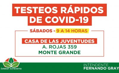 TESTEOS DE COVID-19 EN ESTEBAN ECHEVERRÍA